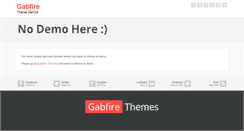 Desktop Screenshot of demos.gabfirethemes.com