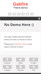 Mobile Screenshot of demos.gabfirethemes.com