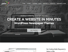 Tablet Screenshot of gabfirethemes.com